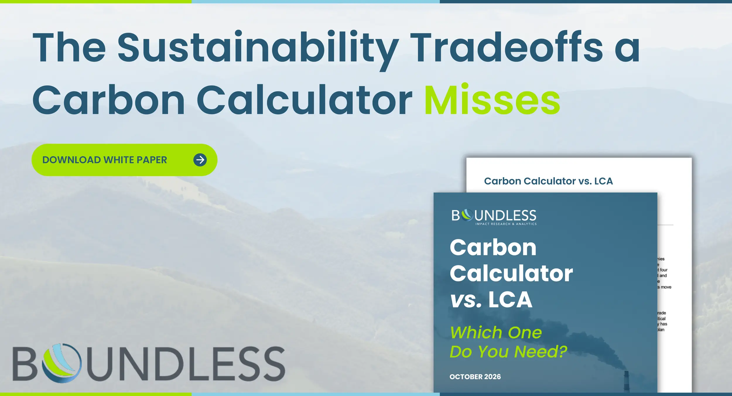 Carbon Calculator vs. LCA: Which One Do You Need?